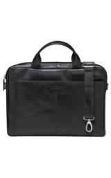 dbramante1928 Amalienborg - skórzana torba z paskiem na ramię oraz kieszenią na laptop 15" (black)