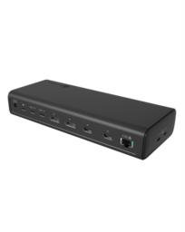 ICY BOX IB-DK7401-CU31 Przewodowa USB 3.2 Gen 2 (3.1 Gen 2) Type-C Czarny