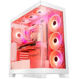 MODECOM OBUDOWA VOLCNO SPACE APEX ARGB MIDI WHITE