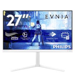 Philips Evnia 5000 27M2N5201P/00 monitor komputerowy 68,6 cm (27") 1920 x 1080 px Full HD LCD Biały