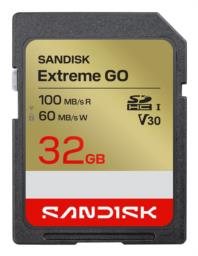 Sandisk Extreme Go SD UHS-I 32GB SD 100MB/s(R) / 60MB/s(W)