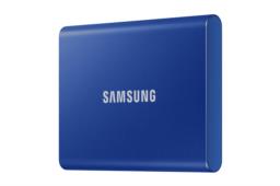 Dysk zewnętrzny SSD Samsung T7 (1TB; USB 3.2; niebieski; MU-PC1T0H/WW)