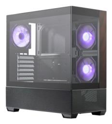 Cooler Master Elite 690 Wood Midi Tower Czarny