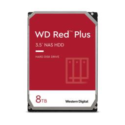 Dysk HDD WD Red Plus WD80EFPX (8 TB ; 3.5"; 256 MB; 5640 obr/min)