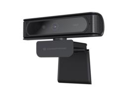 CONCEPTRONIC Kamera internetowa USB-A2.0 80° 1080P/30Hz FullHD + Mikrofon czarno-biały
