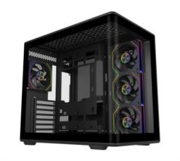 Cooler Master Elite 600 Tower Czarny, Przezroczysty
