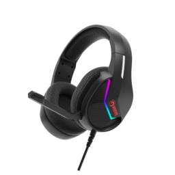 Marvo H8618 Zestaw słuchawkowy Przewodowa Opaska na głowę Gaming USB Typu-A Czarny