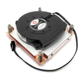 Inter-Tech Q-3 Procesor Radiator 8 cm Czarny, Srebrny 1 szt.