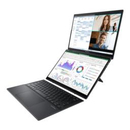 ASUS Zenbook Duo UX8406CA-QL121W Ultra 7 255H 2x14.0"OLED FHD Touch 60Hz 400nits 32GB LPDDR5X SSD1TB Glossy Intel Arc Graphics WLAN+BT Cam1080p 75WHrs Win11 Inkwell Gray