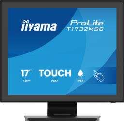 iiyama ProLite T1732MSC-B2S monitor komputerowy 43,2 cm (17") 1280 x 1024 px SXGA LED Ekran dotykowy Czarny