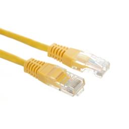 Patchcord UTP A-LAN KKU5ZOL0.5 (RJ45 - RJ45 ; 0,50m; UTP; kat. 5e; kolor żółty)