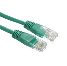 Patchcord UTP A-LAN KKU5ZIE1 (RJ45 - RJ45 ; 1m; UTP; kat. 5e; kolor zielony)