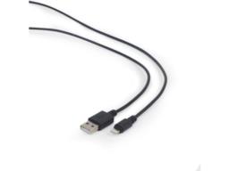 Kabel GEMBIRD CC-USB2-AMLM-1M (USB 2.0 M - Lightning M; 1m; kolor czarny)