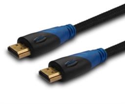 Kabel SAVIO cl-02 (HDMI M - HDMI M; 1,5m; kolor czarny)