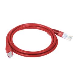 Patchcord UTP A-LAN KKU5CZE1 (RJ45 - RJ45 ; 1m; UTP; kat. 5e; kolor czerwony)