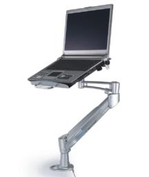 Uchwyt biurkowy do laptopa NEWSTAR NOTEBOOK-D200 (biurkowy, Obrotowy, Uchylny; max. 5 kg)